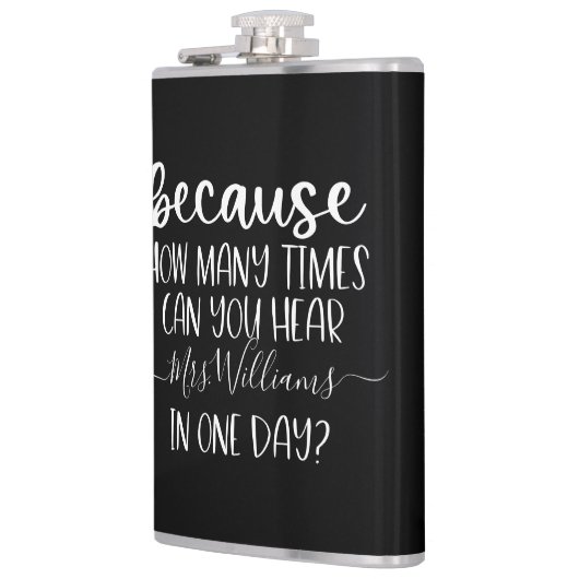 Grappig gepersonaliseerd lesgeven omdat heupfles (Links)