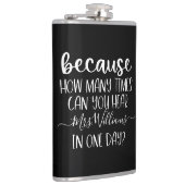 Grappig gepersonaliseerd lesgeven omdat heupfles (Rechts)