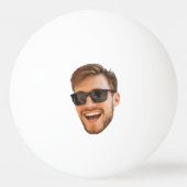 Grappig gepersonaliseerd Mannen Pingpongbal (Voorkant)