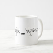 grappig gepersonaliseerd me+koffie koffiemok (Voorkant rechts)