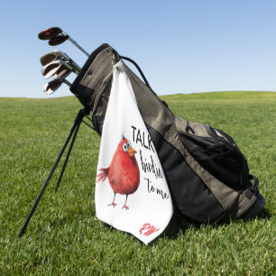 Grappig Gepersonaliseerd Monogram Golfhanddoek