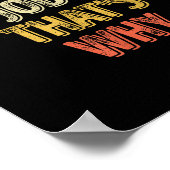 Grappig gepersonaliseerd naam Shirt omdat im Jody Poster (Hoek)