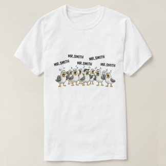 Grappig Gepersonaliseerd Onderwijs Naam Dwaas Ganz T-shirt