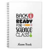 Grappig gepersonaliseerd schoolcadeau Notitieboekj Notitieboek (Voorkant)