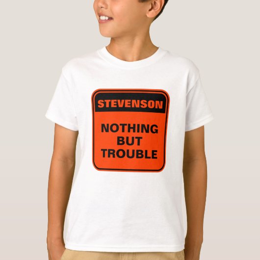 Grappig gepersonaliseerd sinaasappel alleen maar p t-shirt (Voorkant)