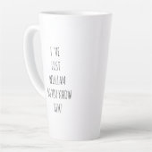 Grappig gepersonaliseerd stripboek verloren latte mok (Linkerhoek)