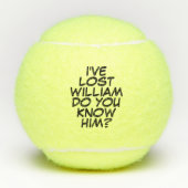 Grappig gepersonaliseerd stripboek verloren tennisballen (Voorkant)