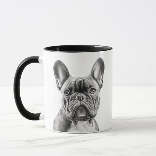 Grappig Gepersonaliseerde Franse Bulldog Hondenlie Mok (Links)