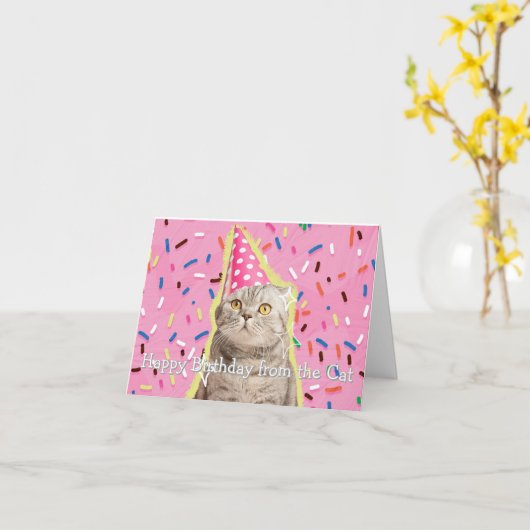 Grappig Gepersonaliseerde Gelukkige Verjaardag van Kaart (Gele Bloem)