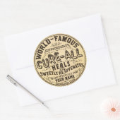 Grappig  gepersonaliseerde genezing alles ronde sticker (Envelop)