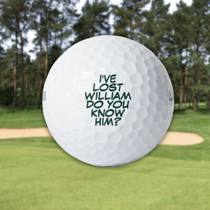 Grappig Gepersonaliseerde Groene Verloren Golfball Golfballen