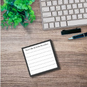 Grappig Gepersonaliseerde Herinnering Lined Sticky Post-it® Notes