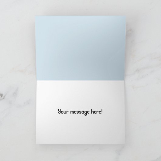 Grappig Gepersonaliseerde hond Kerstkaart Feestdagen Kaart (Binnen)