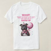 Grappig Gepersonaliseerde Hond Verjaardag Papa T-shirt