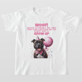 Grappig Gepersonaliseerde Hond Verjaardag Zus T-shirt (Laagn)