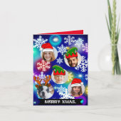 Grappig gepersonaliseerde kerstfoto's petten (Voorkant)