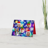 Grappig gepersonaliseerde kerstfoto's petten (Voorkant)