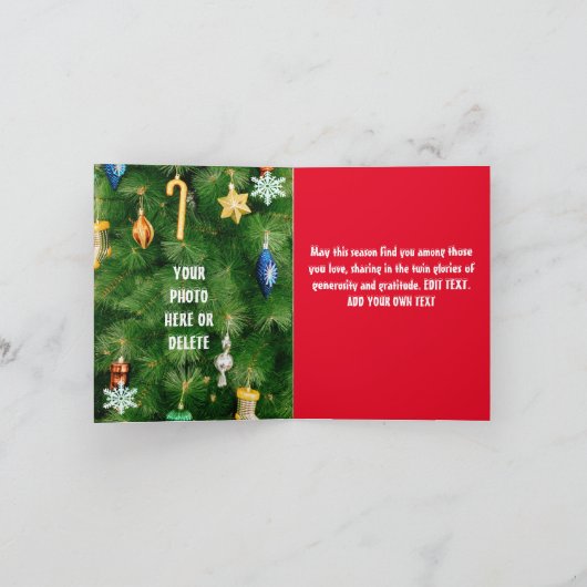 Grappig gepersonaliseerde kerstpetten gezicht in e (Binnen)