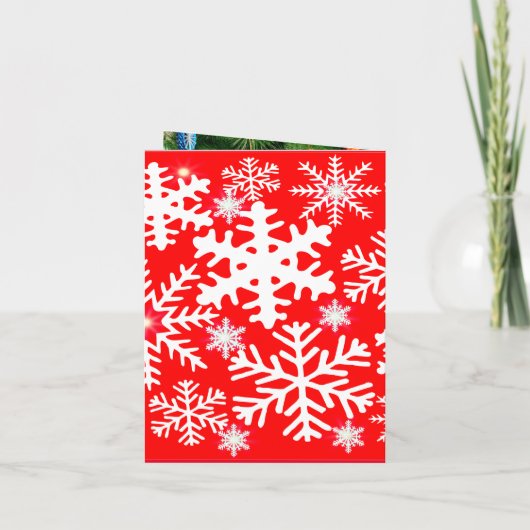 Grappig gepersonaliseerde kerstpetten gezicht in e (Achterkant)