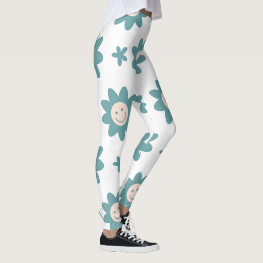 Grappig gepersonaliseerde leggings florale stijlen (Rechts)