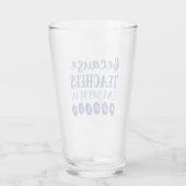 Grappig gepersonaliseerde leraar Gift Survive op a Glas (Achterkant)