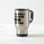 Grappig Gepersonaliseerde Naam Gift Travel / Commu Reisbeker (Voorkant rechts)