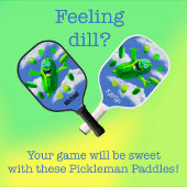 Grappig Gepersonaliseerde Pickleman Pickleball Pad Paddle
