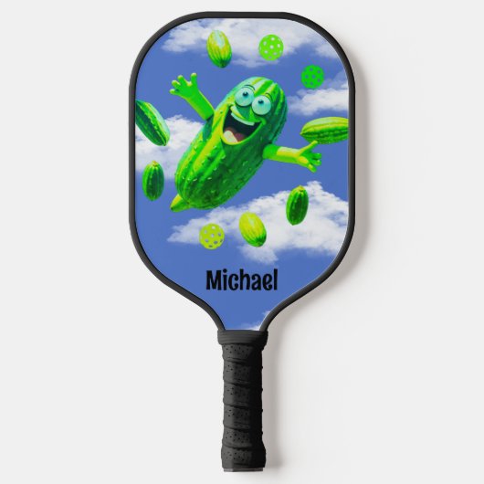 Grappig Gepersonaliseerde Pickleman Pickleball Pad Pickleball Paddle (Voorkant)