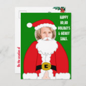 Grappig gepersonaliseerde sinterkletskostuum in ee briefkaart (Voorkant / Achterkant)