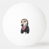 Grappig Gepersonaliseerde Uw Hond Foto Pingpongbal (Voorkant)