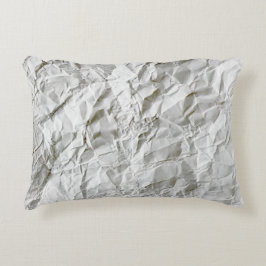 Grappig gerimpeld papier accent kussen