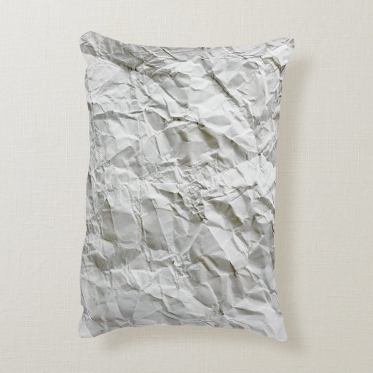 Grappig gerimpeld papier accent kussen (Achterkant (Verticaal))