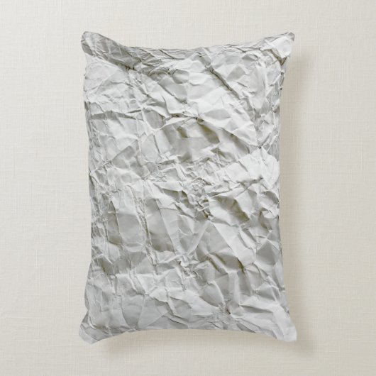 Grappig gerimpeld papier accent kussen (Voorkant(Verticaal))