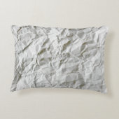 Grappig gerimpeld papier accent kussen (Achterkant)