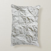 Grappig gerimpeld papier accent kussen (Achterkant (Verticaal))