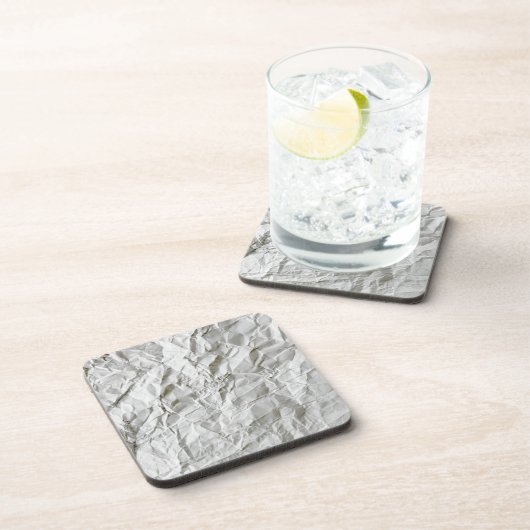 Grappig gerimpeld papier bier onderzetter (Rechterzijde)