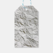 Grappig gerimpeld papier cadeaulabel (Achterkant)