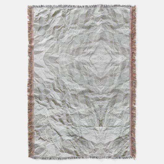 Grappig gerimpeld papier deken (Voorkant Verticaal)