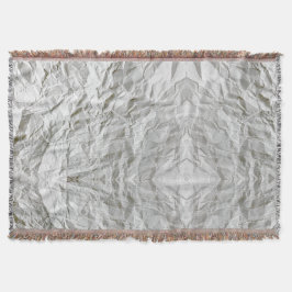 Grappig gerimpeld papier deken