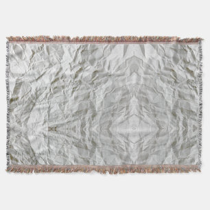 Grappig gerimpeld papier deken