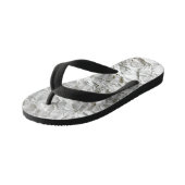 Grappig gerimpeld papier kinder teenslippers (Schuin)