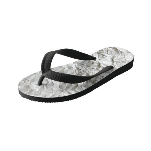 Grappig gerimpeld papier kinder teenslippers (Schuin)