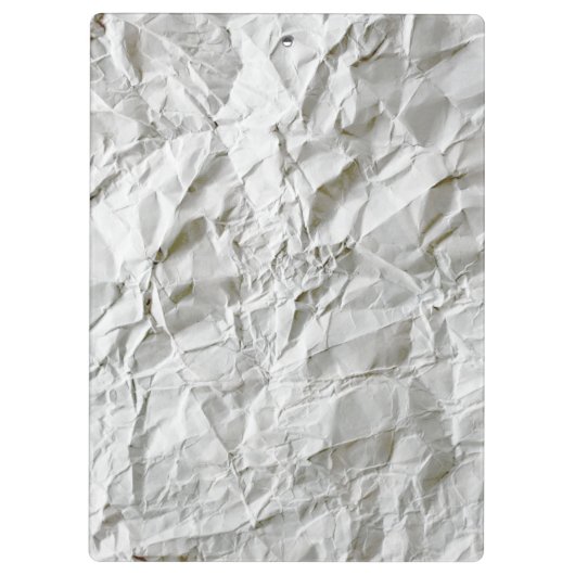 Grappig gerimpeld papier klembord (Achterkant)