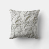 Grappig gerimpeld papier kussen (Achterkant)