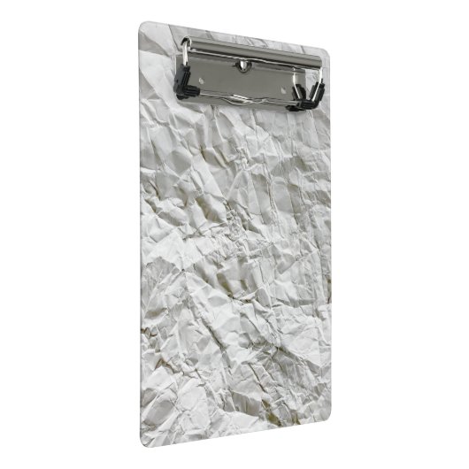 Grappig gerimpeld papier mini klembord (Schuin)