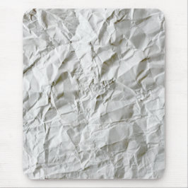 Grappig gerimpeld papier muismat