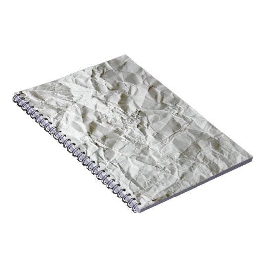 Grappig gerimpeld papier notitieboek (Rechterzijde)