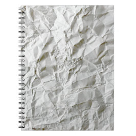 Grappig gerimpeld papier notitieboek