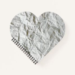 Grappig gerimpeld papier notitieboek