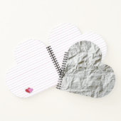 Grappig gerimpeld papier notitieboek (Binnen)